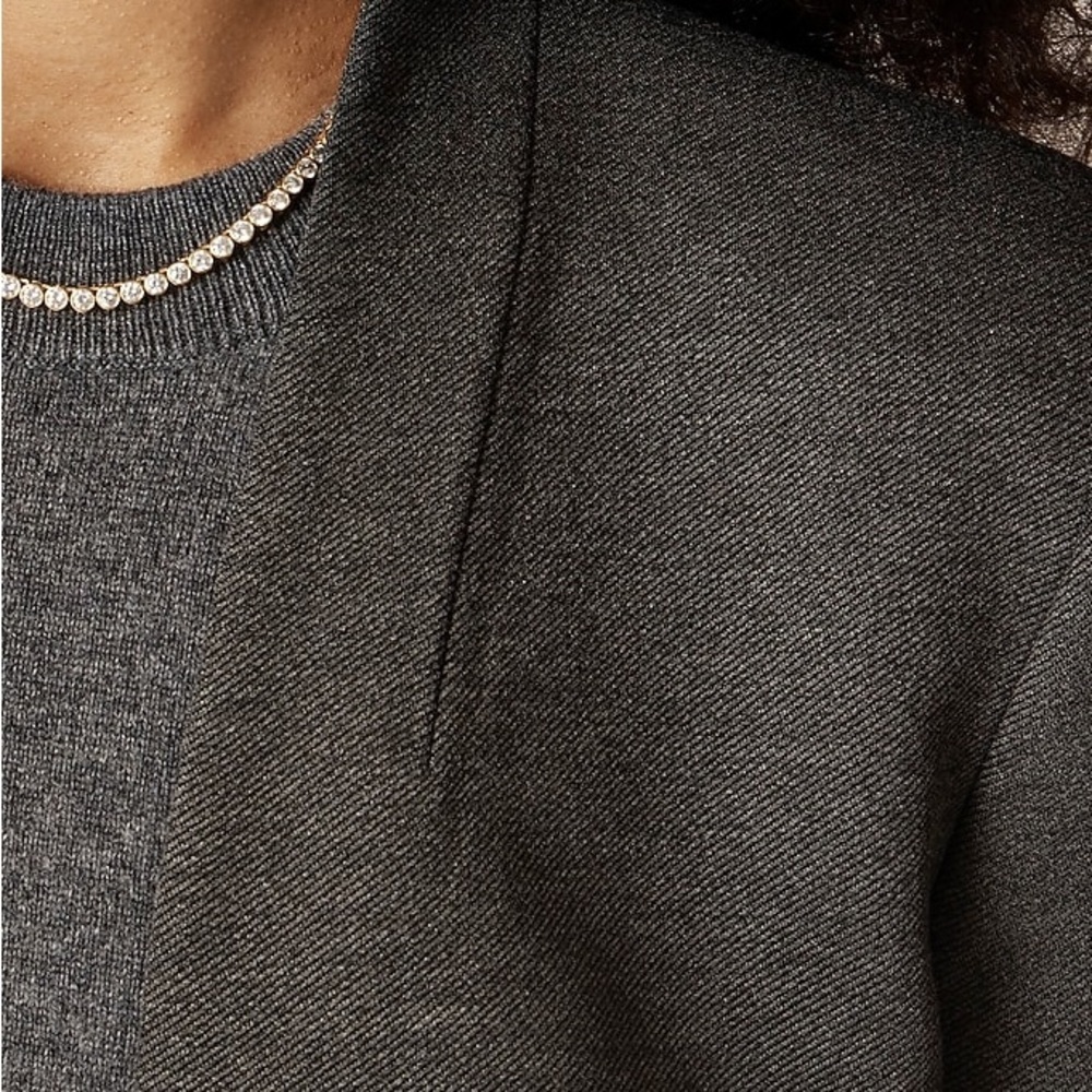 NWOT J Crew Going Out Blazer Gray Stretch Twill size 8 - Picture 3 of 7